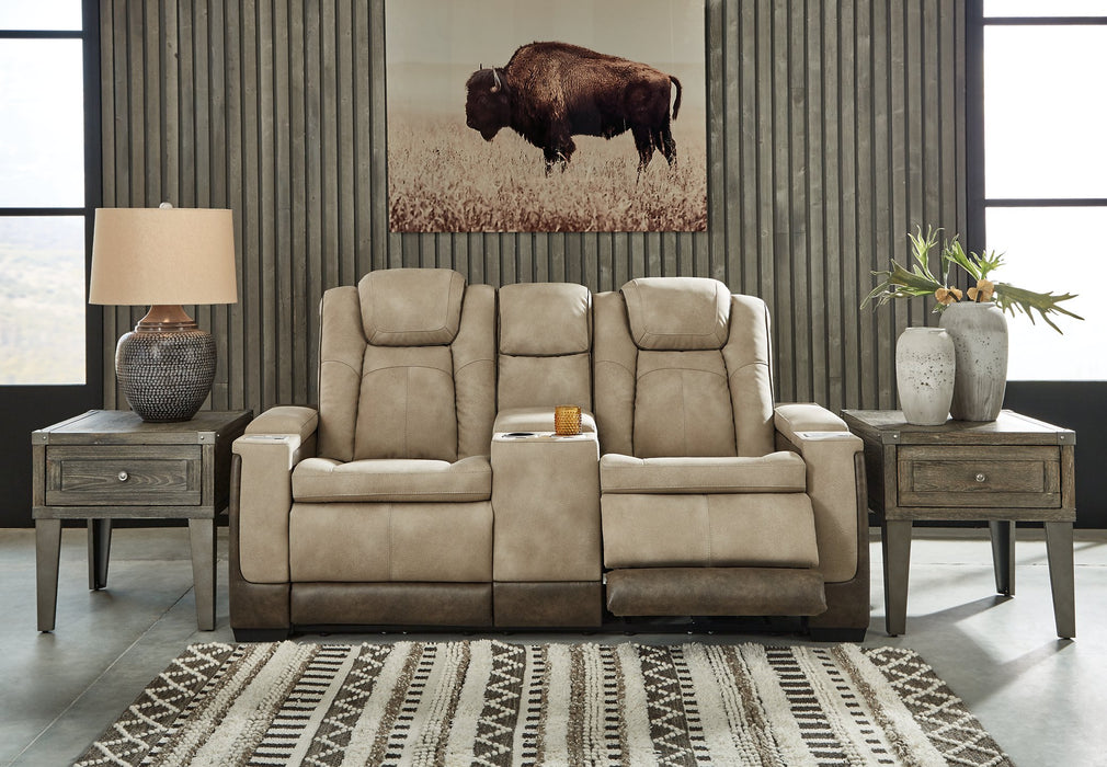 Next-Gen DuraPella Power Reclining Loveseat with Console - World Furniture Gallery (Newark, CA)