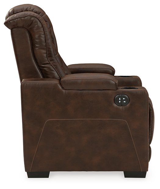 Owner's Box Power Recliner - World Furniture Gallery (Newark, CA)