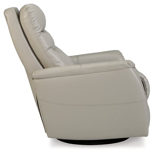 Riptyme Swivel Glider Recliner - World Furniture Gallery (Newark, CA)