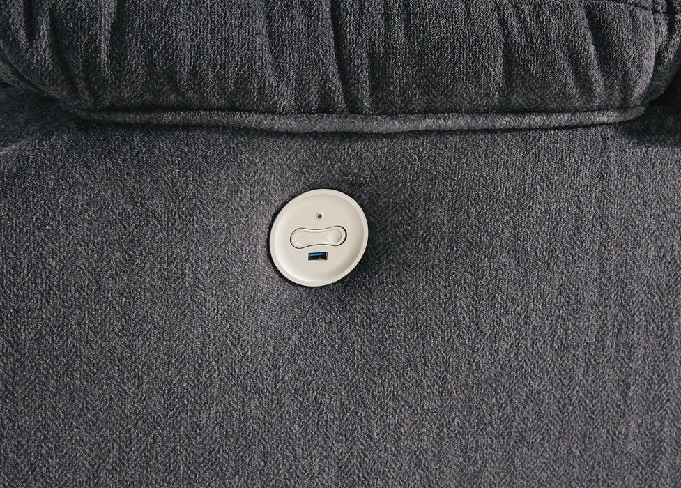 Burkner Power Recliner - World Furniture Gallery (Newark, CA)