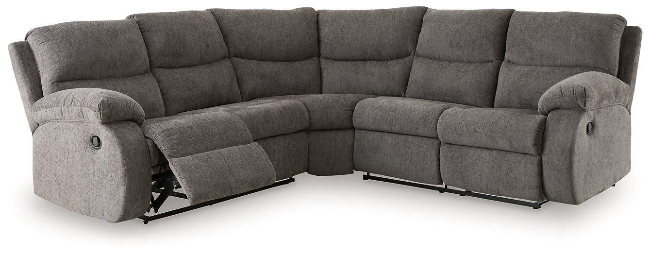 Museum 2-Piece Reclining Sectional - World Furniture Gallery (Newark, CA)