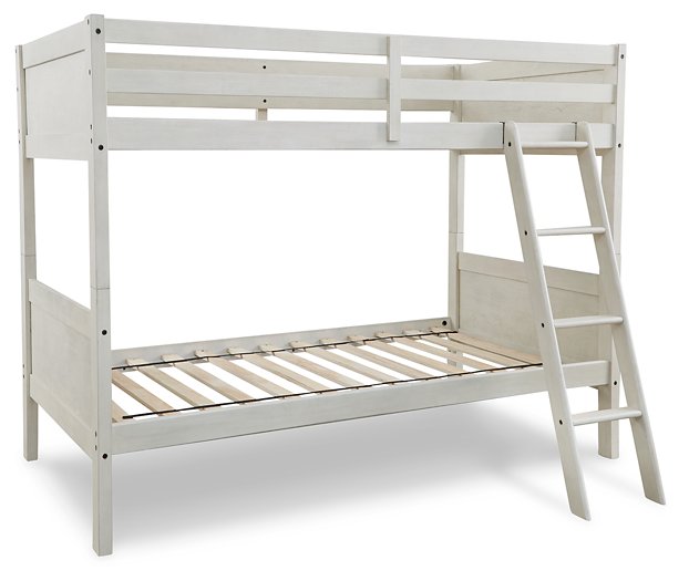 Robbinsdale / Bunk Bed with Ladder - World Furniture Gallery (Newark, CA)