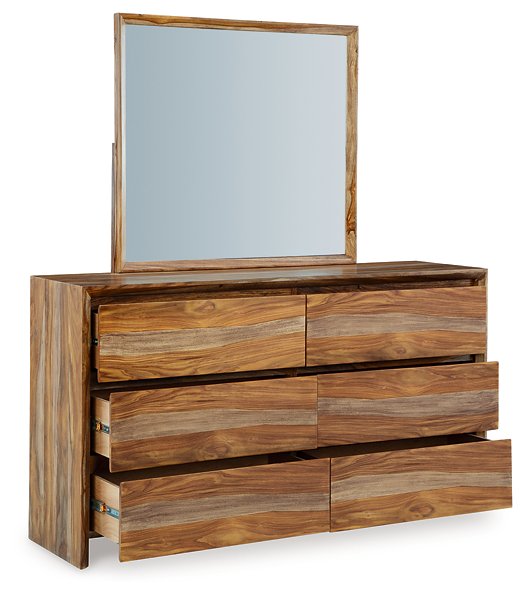 Dressonni Dresser and Mirror - World Furniture Gallery (Newark, CA)