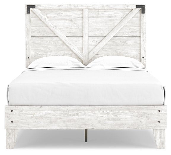 Shawburn Crossbuck Panel Bed - World Furniture Gallery (Newark, CA)