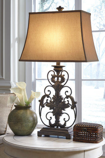 Sallee Table Lamp - World Furniture Gallery (Newark, CA)