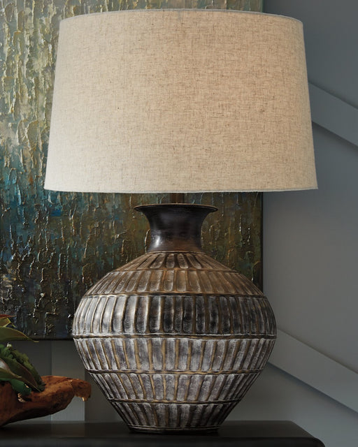 Magan Table Lamp - World Furniture Gallery (Newark, CA)