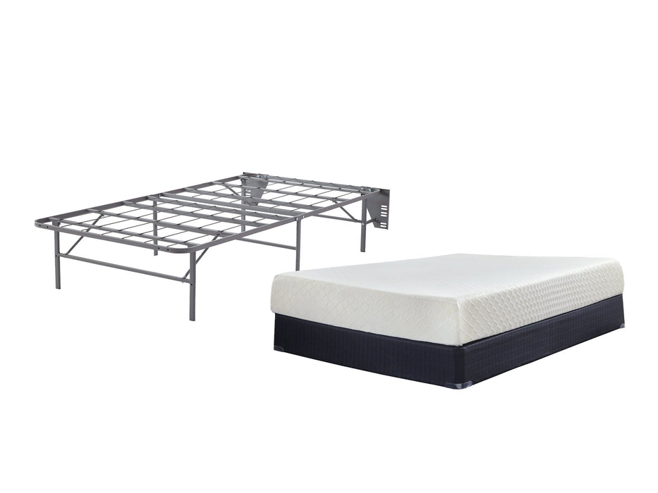 10 Inch Chime Memory Foam Mattress Set - World Furniture Gallery (Newark, CA)