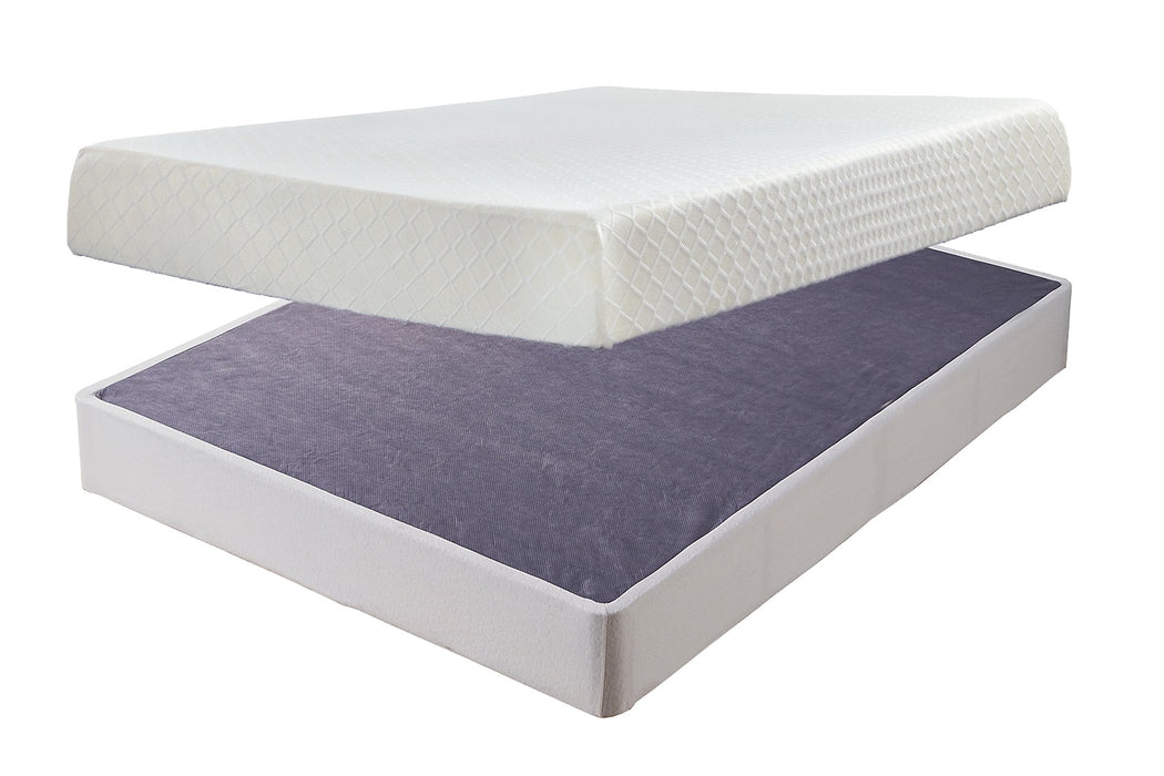 10 Inch Chime Memory Foam Mattress Set - World Furniture Gallery (Newark, CA)