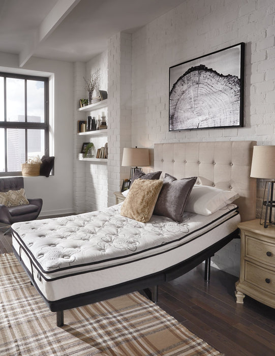 12 Inch Ashley Hybrid King Adjustable Base and Mattress - World Furniture Gallery (Newark, CA)