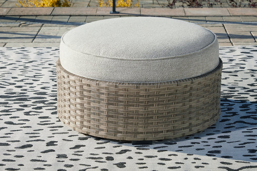 Calworth Outdoor Ottoman with Cushion - World Furniture Gallery (Newark, CA)