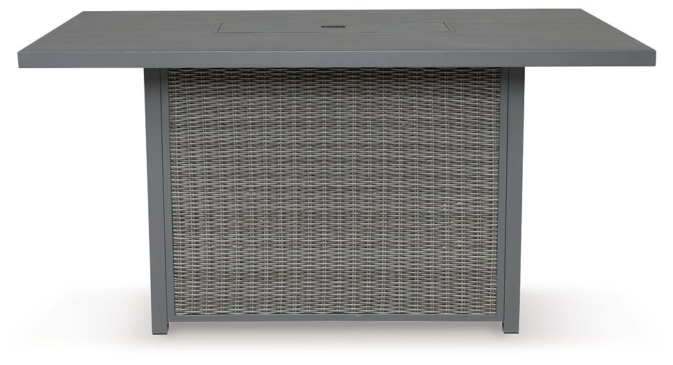 Palazzo Outdoor Bar Table with Fire Pit - World Furniture Gallery (Newark, CA)