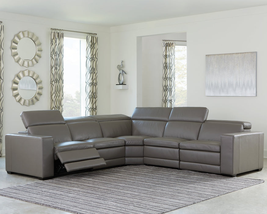 Texline Power Reclining Sectional - World Furniture Gallery (Newark, CA)