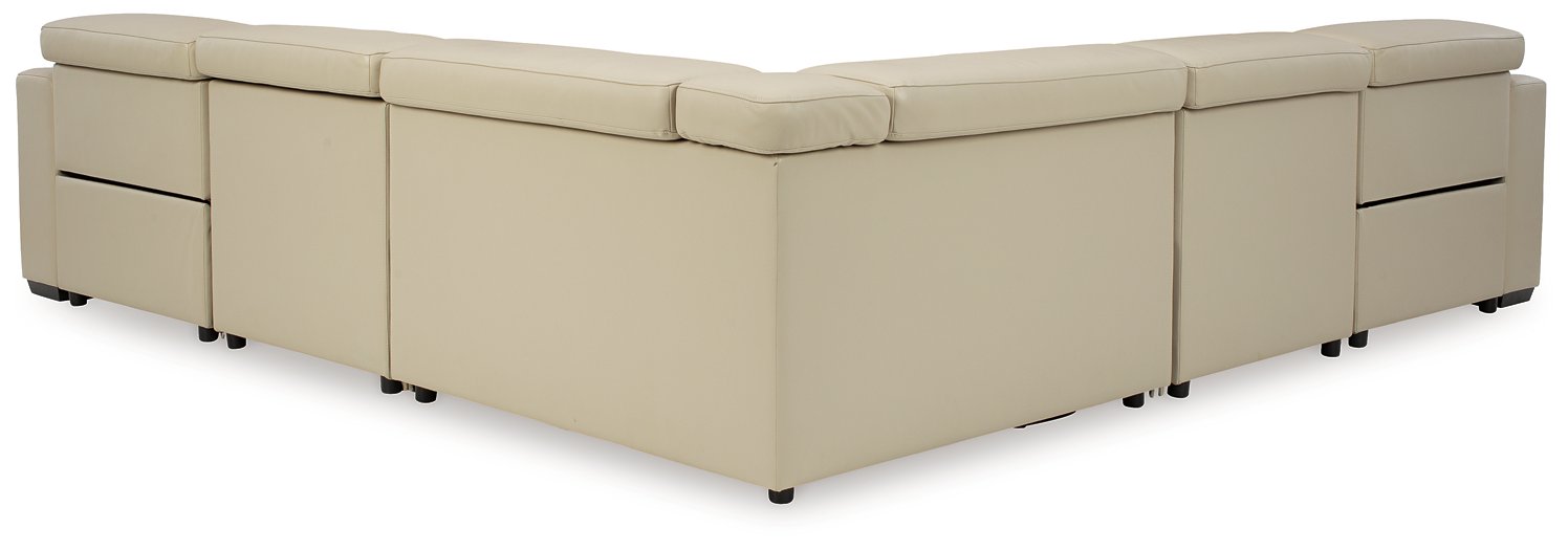 Texline Power Reclining Sectional - World Furniture Gallery (Newark, CA)
