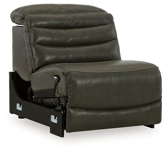 Center Line Power Reclining Sectional - World Furniture Gallery (Newark, CA)