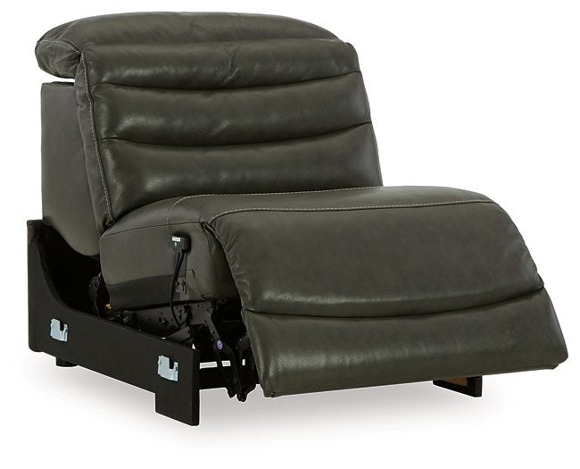 Center Line Power Reclining Sectional - World Furniture Gallery (Newark, CA)