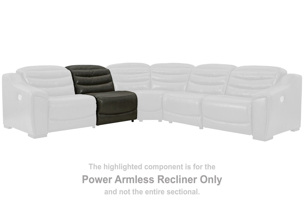 Center Line Power Reclining Sectional - World Furniture Gallery (Newark, CA)