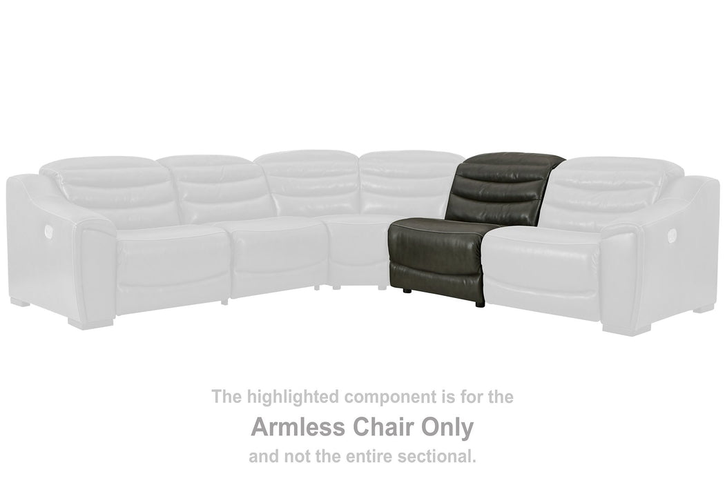 Center Line Power Reclining Sectional - World Furniture Gallery (Newark, CA)