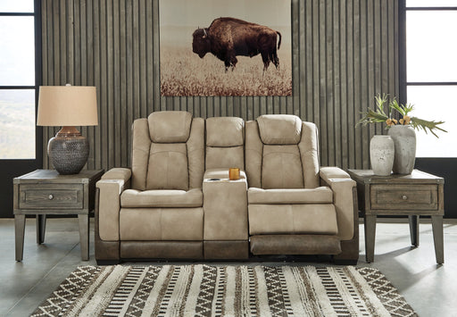 Next-Gen DuraPella Power Reclining Loveseat with Console - World Furniture Gallery (Newark, CA)