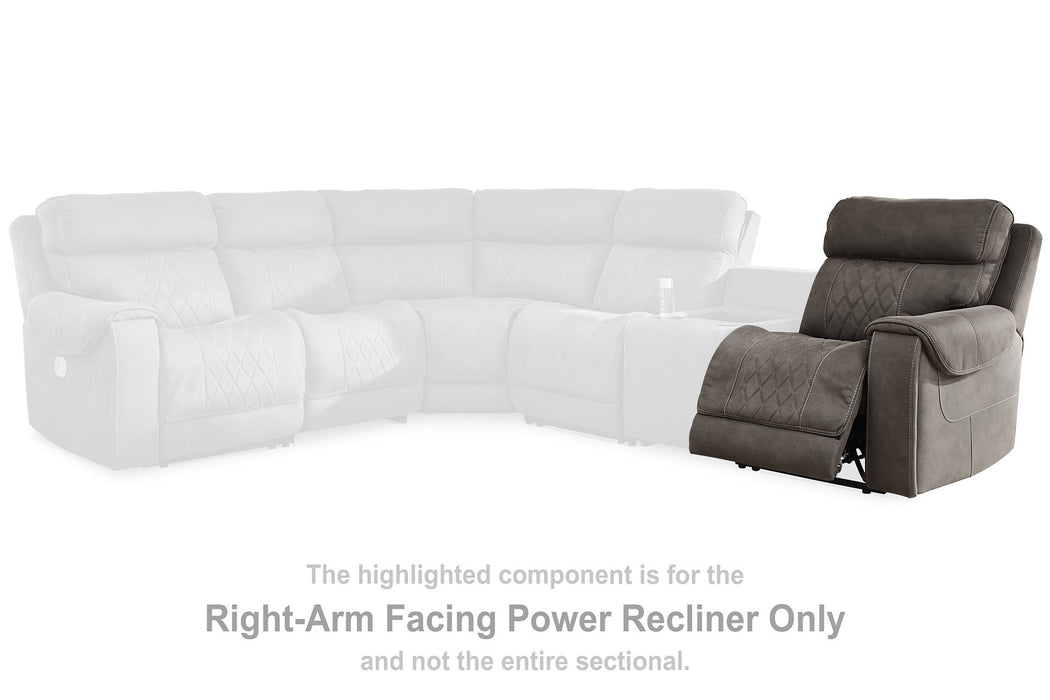 Hoopster 6-Piece Power Reclining Sectional - World Furniture Gallery (Newark, CA)