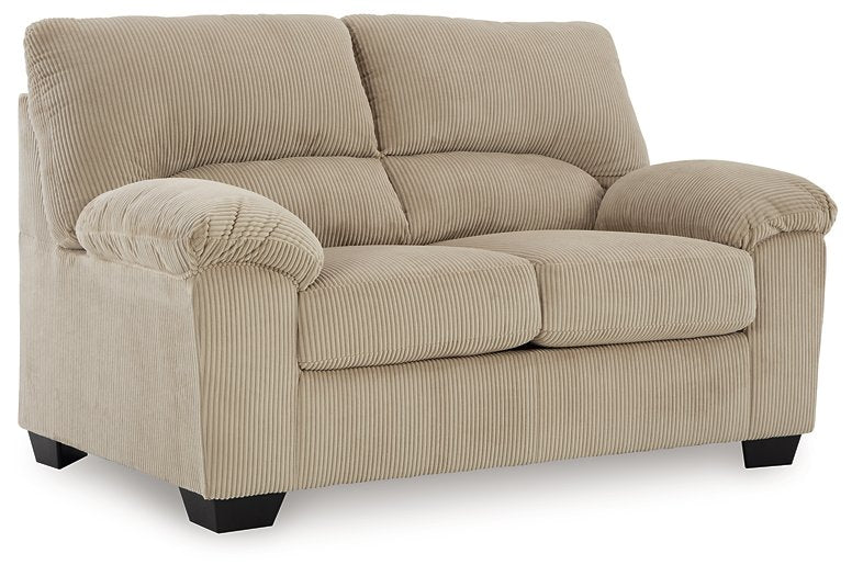SimpleJoy Loveseat - World Furniture Gallery (Newark, CA)