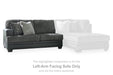 Brixley Pier Sectional with Chaise - World Furniture Gallery (Newark, CA)