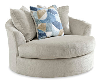 Maxon Place Oversized Swivel Accent Chair - World Furniture Gallery (Newark, CA)