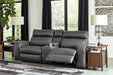 Samperstone Power Reclining Sectional - World Furniture Gallery (Newark, CA)