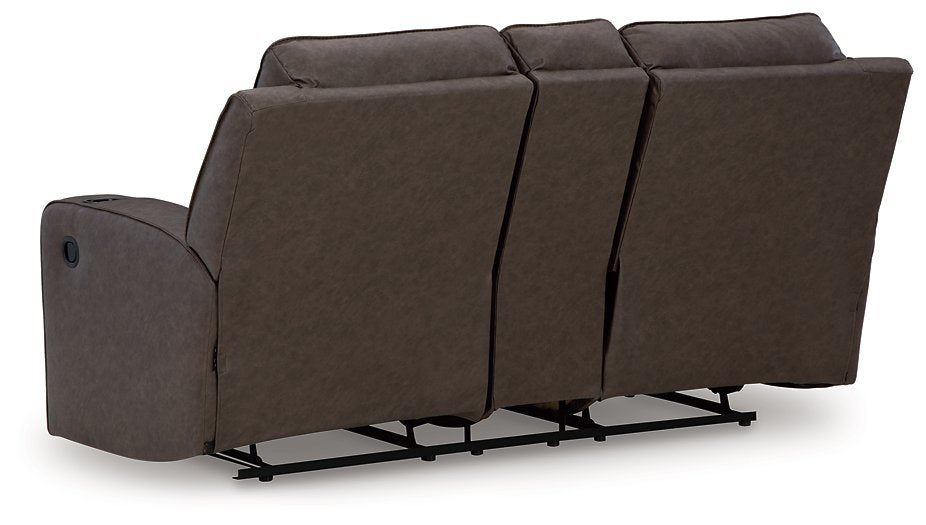 Lavenhorne Reclining Loveseat with Console - World Furniture Gallery (Newark, CA)