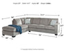 Altari 2-Piece Sectional with Chaise - World Furniture Gallery (Newark, CA)