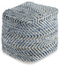Chevron Pouf image