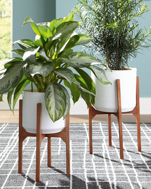 Dorcey Planter (Set of 2) - World Furniture Gallery (Newark, CA)
