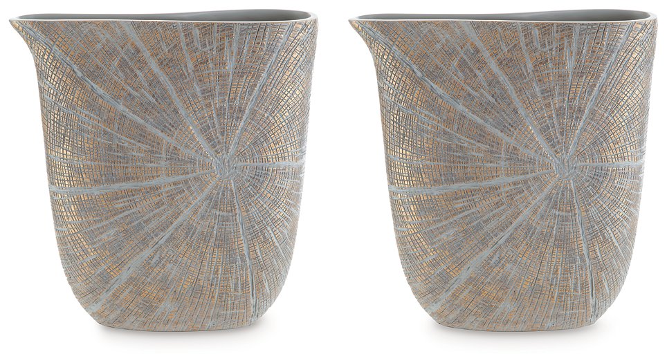 Ardenley Vase (Set of 2) - World Furniture Gallery (Newark, CA)