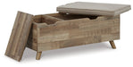 Gerdanet Storage Bench - World Furniture Gallery (Newark, CA)