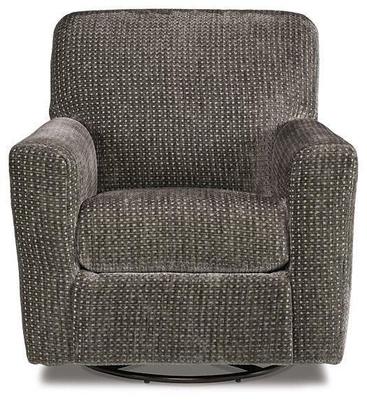 Herstow Swivel Glider Accent Chair - World Furniture Gallery (Newark, CA)