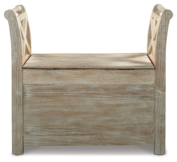 Fossil Ridge Accent Bench - World Furniture Gallery (Newark, CA)