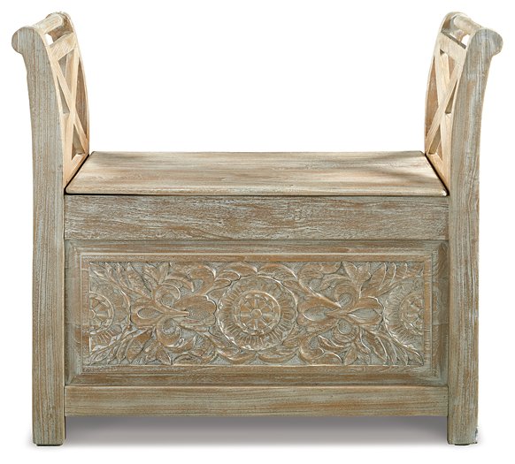 Fossil Ridge Accent Bench - World Furniture Gallery (Newark, CA)