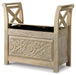 Fossil Ridge Accent Bench - World Furniture Gallery (Newark, CA)