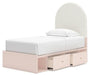 Wistenpine Upholstered Bed with Storage - World Furniture Gallery (Newark, CA)