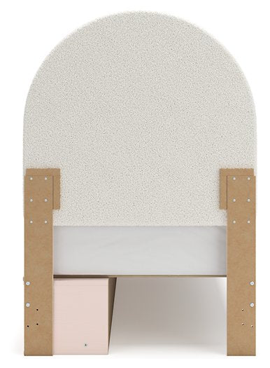 Wistenpine Upholstered Bed with Storage - World Furniture Gallery (Newark, CA)