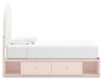 Wistenpine Upholstered Bed with Storage - World Furniture Gallery (Newark, CA)