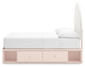 Wistenpine Upholstered Bed with Storage - World Furniture Gallery (Newark, CA)