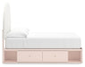 Wistenpine Upholstered Bed with Storage - World Furniture Gallery (Newark, CA)