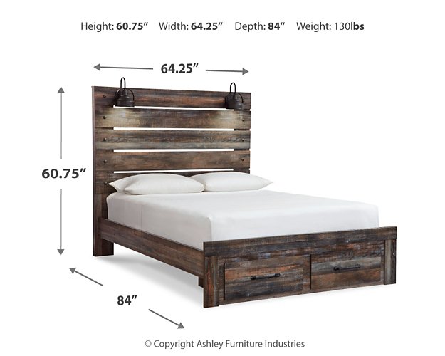 Drystan Bed - World Furniture Gallery (Newark, CA)