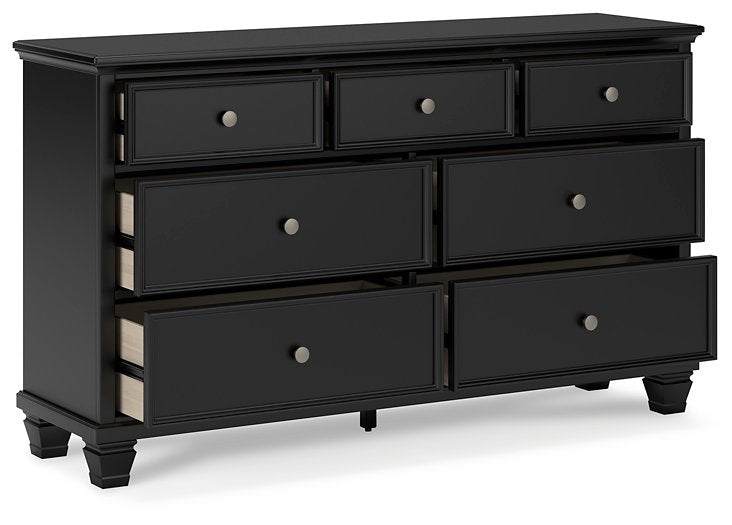 Lanolee Dresser and Mirror - World Furniture Gallery (Newark, CA)