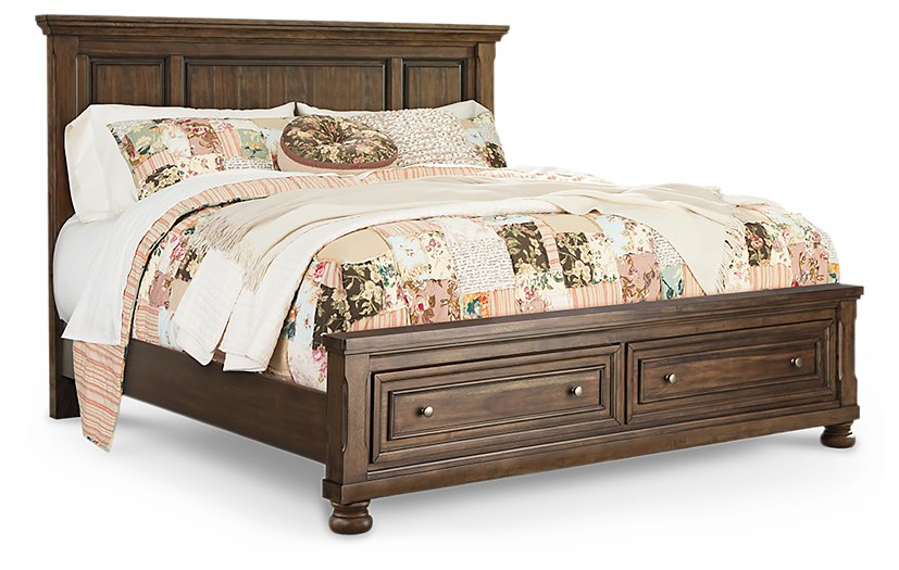 Flynnter Bed with 2 Storage Drawers - World Furniture Gallery (Newark, CA)