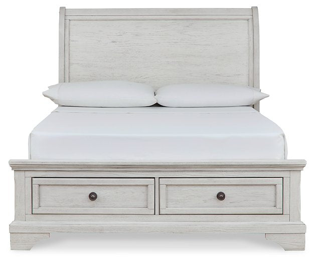Robbinsdale Sleigh Storage Bed - World Furniture Gallery (Newark, CA)