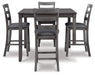 Bridson Counter Height Dining Table and Bar Stools (Set of 5) - World Furniture Gallery (Newark, CA)