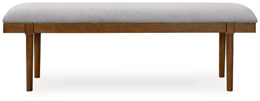 Lyncott 59" Upholstered Dining Bench - World Furniture Gallery (Newark, CA)