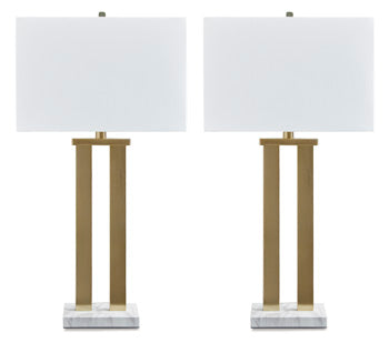 Coopermen Table Lamp (Set of 2) - World Furniture Gallery (Newark, CA)