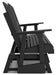 Hyland wave Outdoor Glider Loveseat - World Furniture Gallery (Newark, CA)